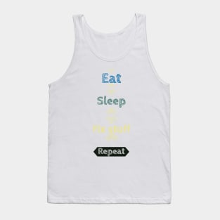 Eat sleep fix stuff Tank Top